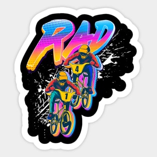 Rad Racing Sticker